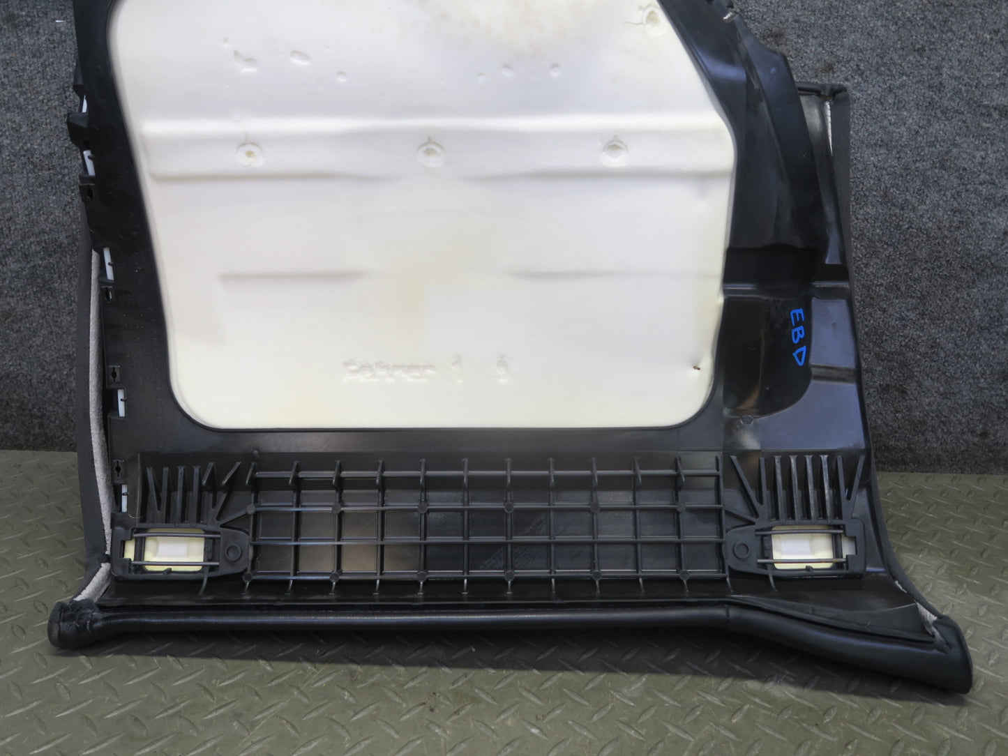 2008-2013 BMW E92 M3 Coupe Rear Right Seat Lower Leather Cushion Black