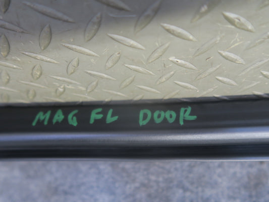 08-19 Maserati Granturismo M145 Left Door Upper Weatherstrip Rubber Seal Gasket