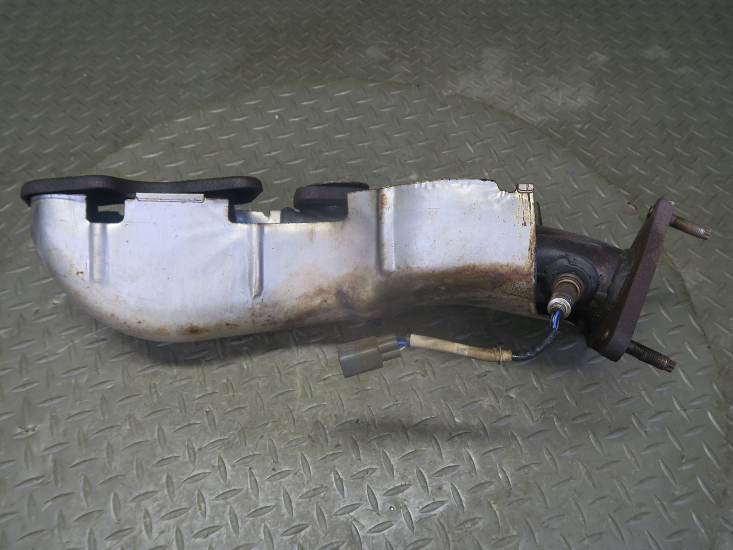 98-00 Lexus UCF20L LS400 1UZFE Right Exhaust Manifold w O2 Oxygen Sensor OEM