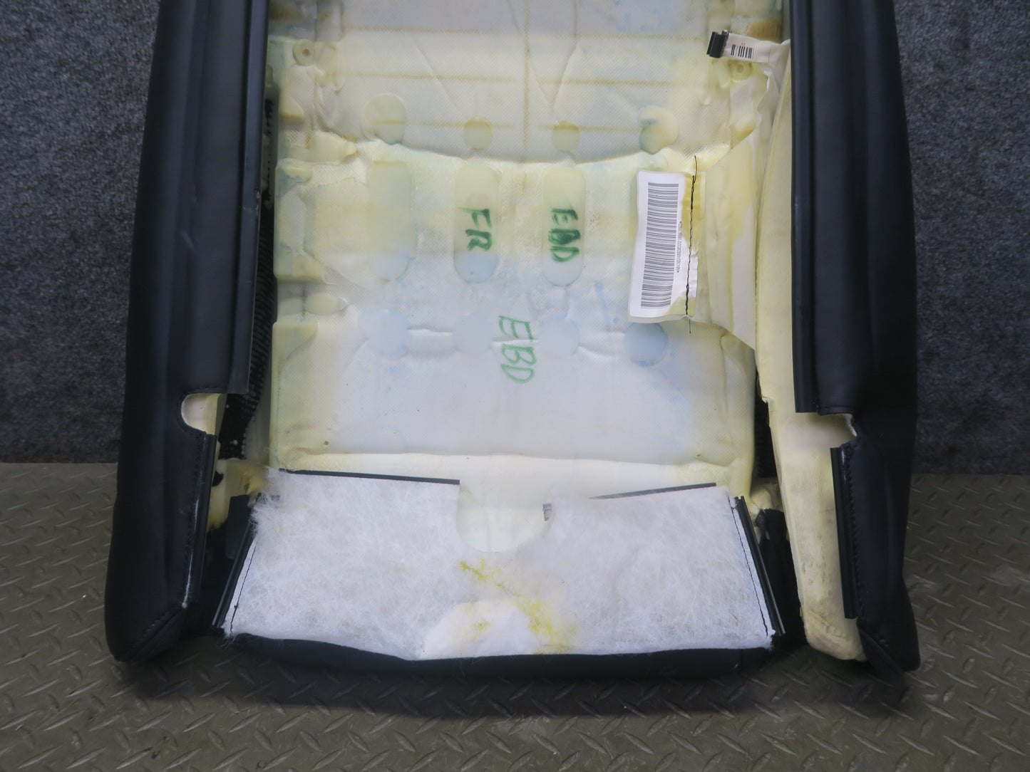 2008-2013 BMW E92 M3 Coupe Front Right Seat Upper Leather Cushion Black