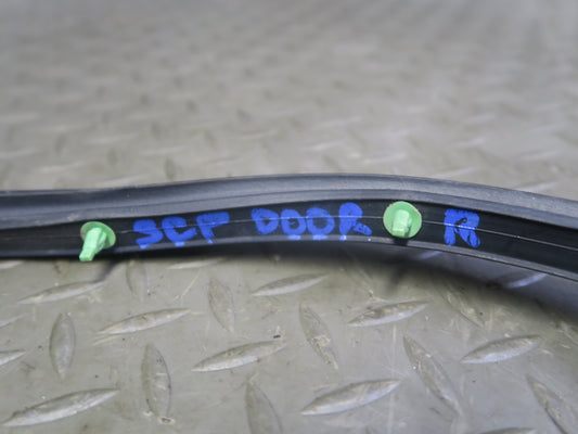02-10 Lexus Z40 SC430 Front Right Door Weatherstrip Rubber Seal Set OEM