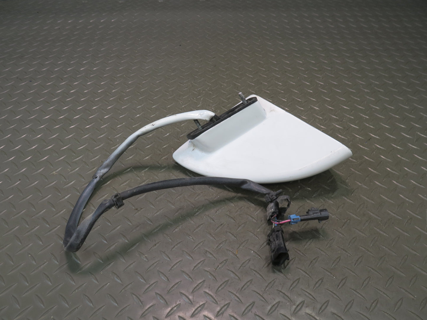 88-96 Chevrolet Corvette C4 Right Door Heated Side View Power Mirror White OEM