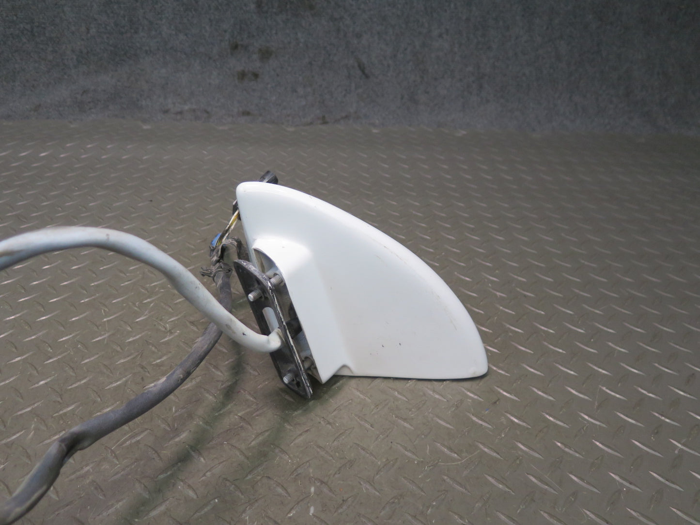 88-96 Chevrolet Corvette C4 Left Door Heated Side View Power Mirror White OEM