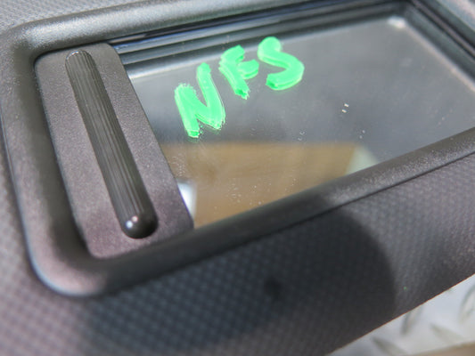 08-16 Audi A5 S5 8T Coupe Set of 2 Front Left & Right Sun Visor Black OEM