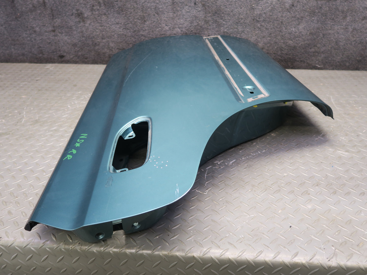 96-98 Nissan Stagea WGC34 Rear Right Door Shell Panel Emerald Green OEM