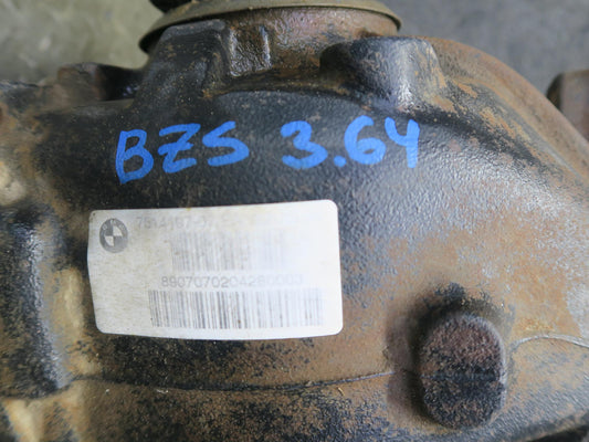03-08 BMW E86 E85 Z4 A/T Rear Differential Carrier 3.64 Ratio 105K Miles OEM