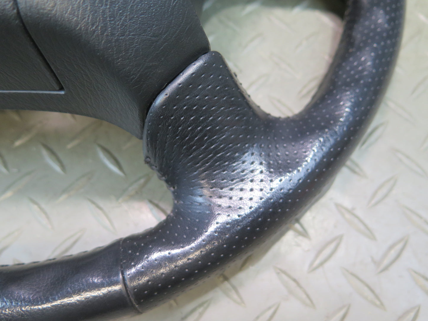 96-98 Nissan Stagea WGC34 Leather Steering Black OEM