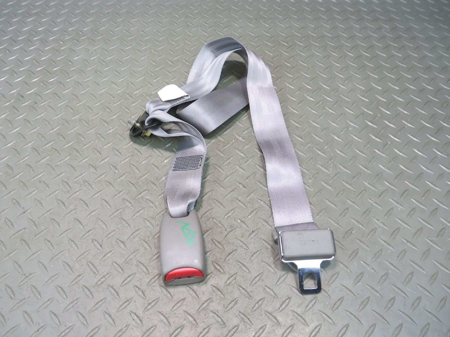 96-98 NISSAN STAGEA WGC34 REAR SEATBELT RETRACTORS & SEATBELT BUCKLE SET OEM