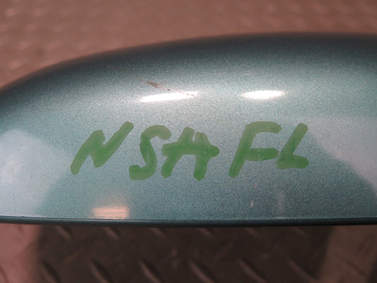96-98 Nissan Stagea WGC34 Left Door Exterior Side View Power Mirror Green OEM