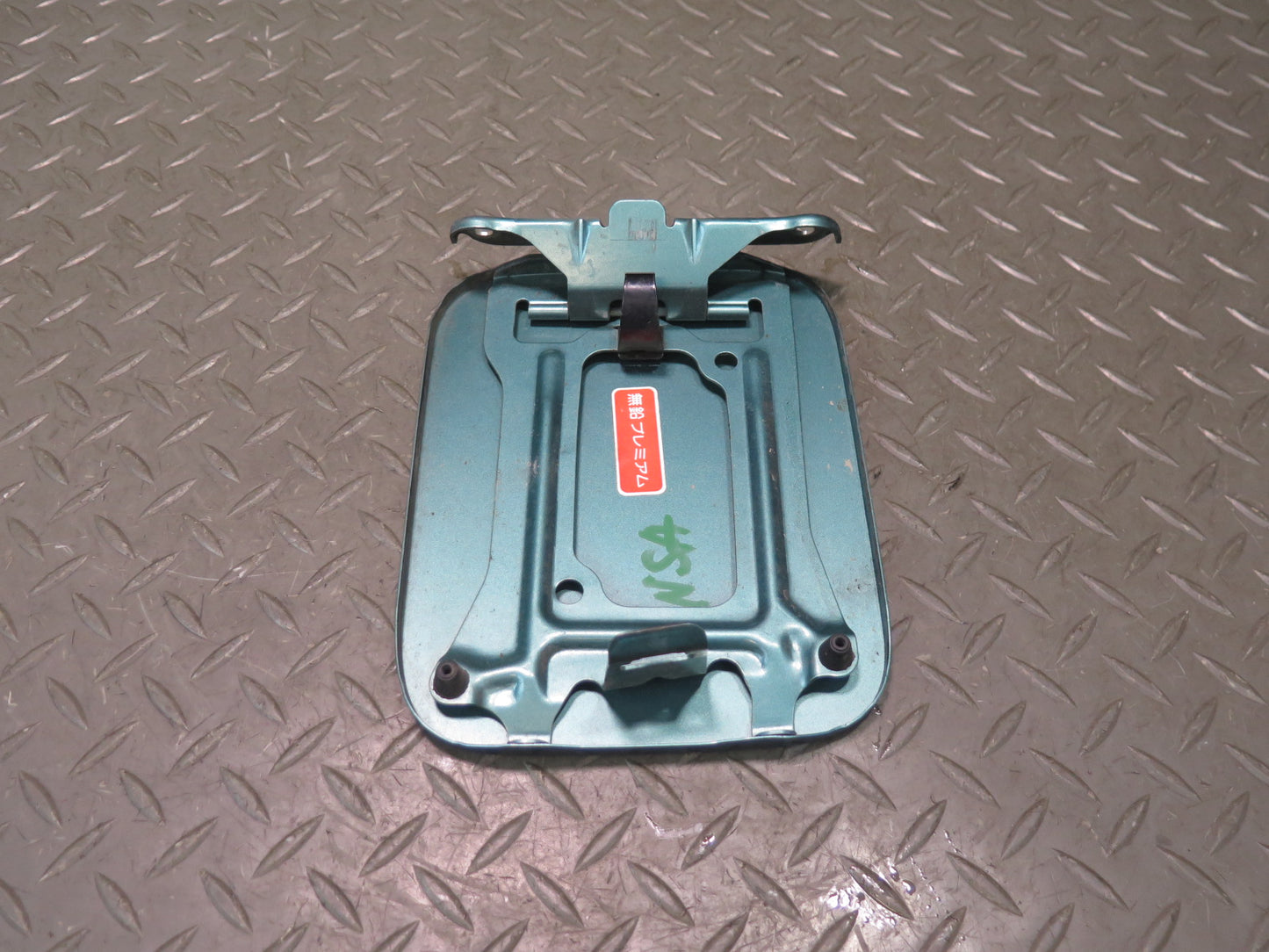 96-98 Nissan Stagea WGC34 Fuel Door Lid Cover Emerald Green OEM