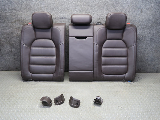 2015-2018 Porsche Macan Front Rear GTS Sport Heated Perforated Leather Seat Set