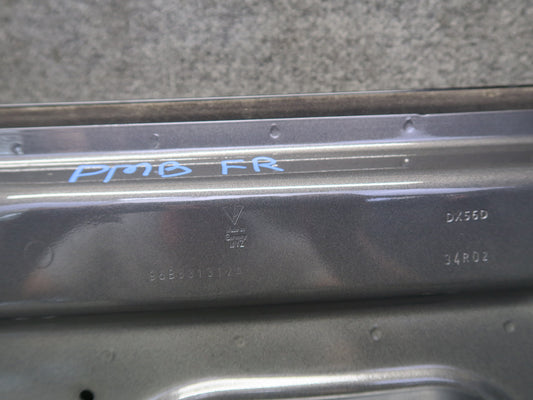 2015-2018 Porsche Macan Front Right Passenger Side Door Shell Panel Gray