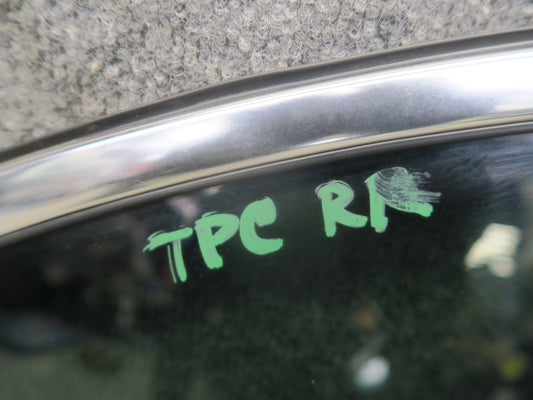 2011-2018 Porsche Cayenne 958 Rear Right Pass Side Quarter Glass Window