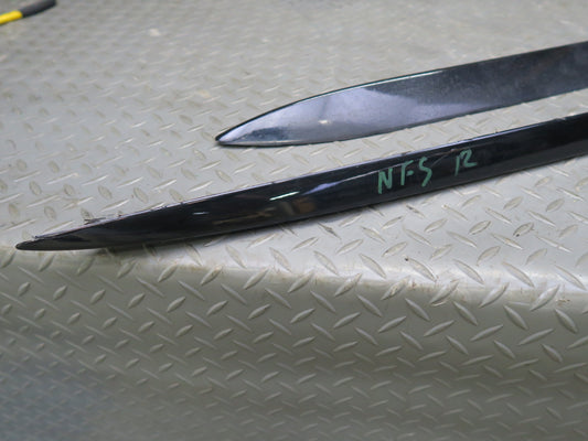 08-16 Audi B8 S5 Coupe Set of 2 Side Rocker Panel Trim Molding Black OEM