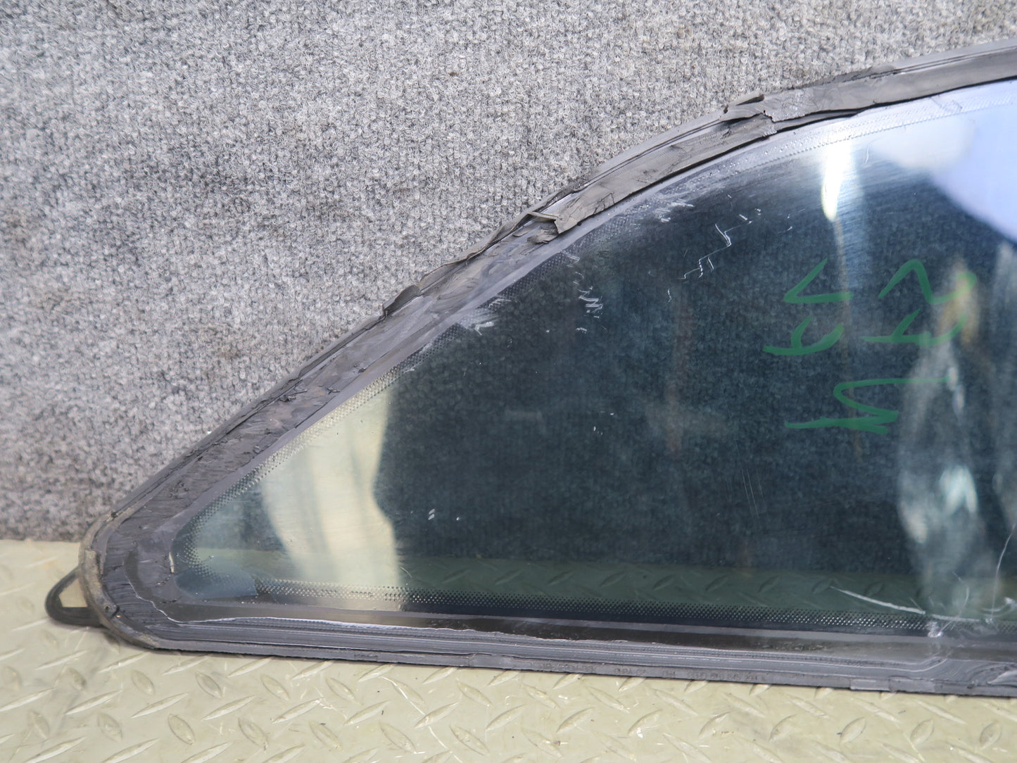 08-17 Audi 8T S5 Coupe Rear Left Driver Side Quarter Window Glass OEM
