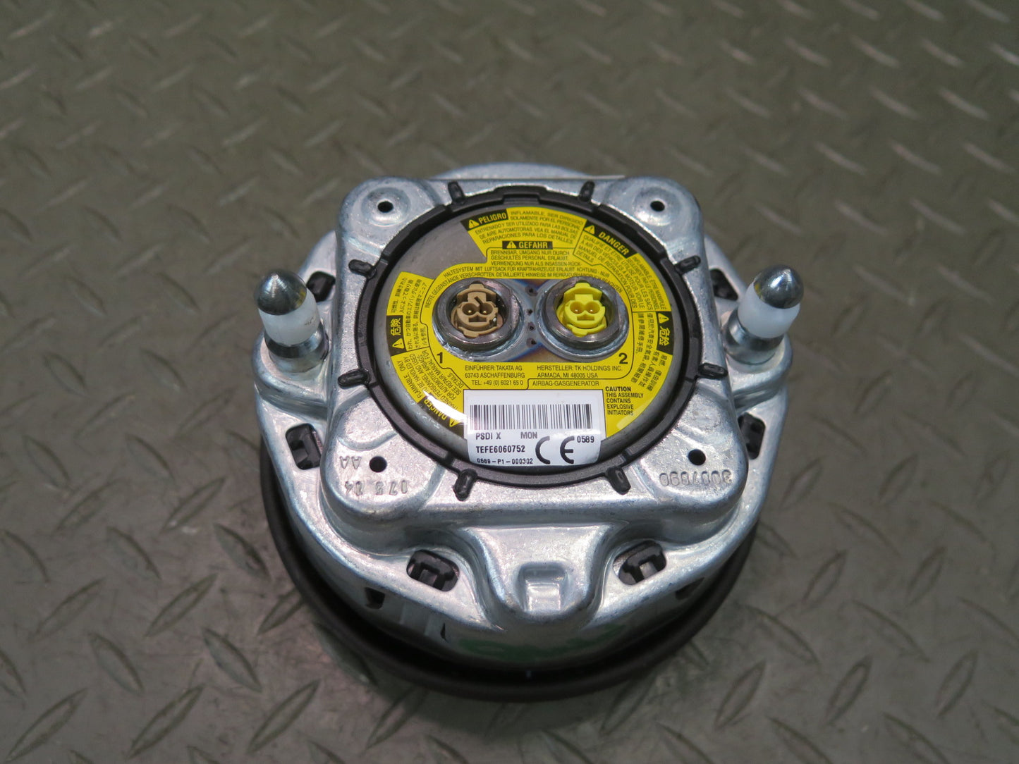 15-18 PORSCHE MACAN TURBO FRONT LEFT DRIVER SIDE STEERING WHEEL SRS AIRBAG OEM