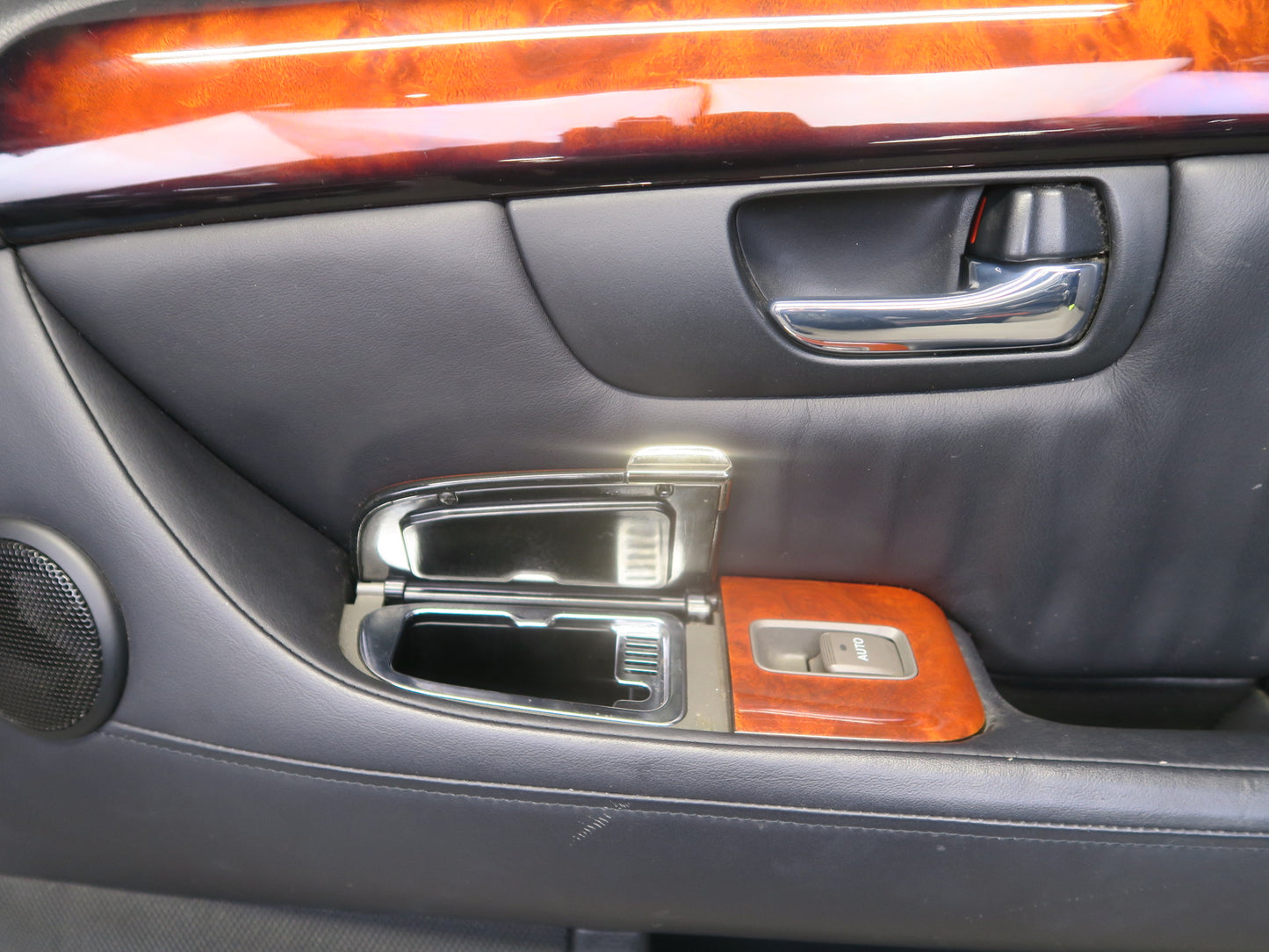 04-06 Lexus UCF30L LS430 Set of 2 Rear Door Interior Trim Cover Panel Black OEM