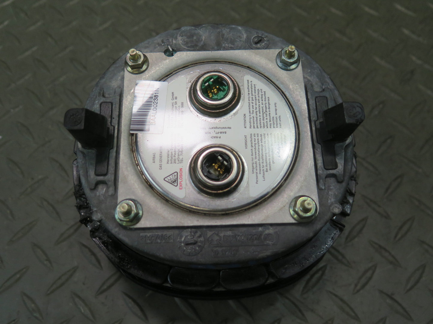 01-06 BMW 330ci E46 CONVERTIBLE FRONT LEFT DRIVER SIDE STEERING WHEEL SRS AIRBAG OEM