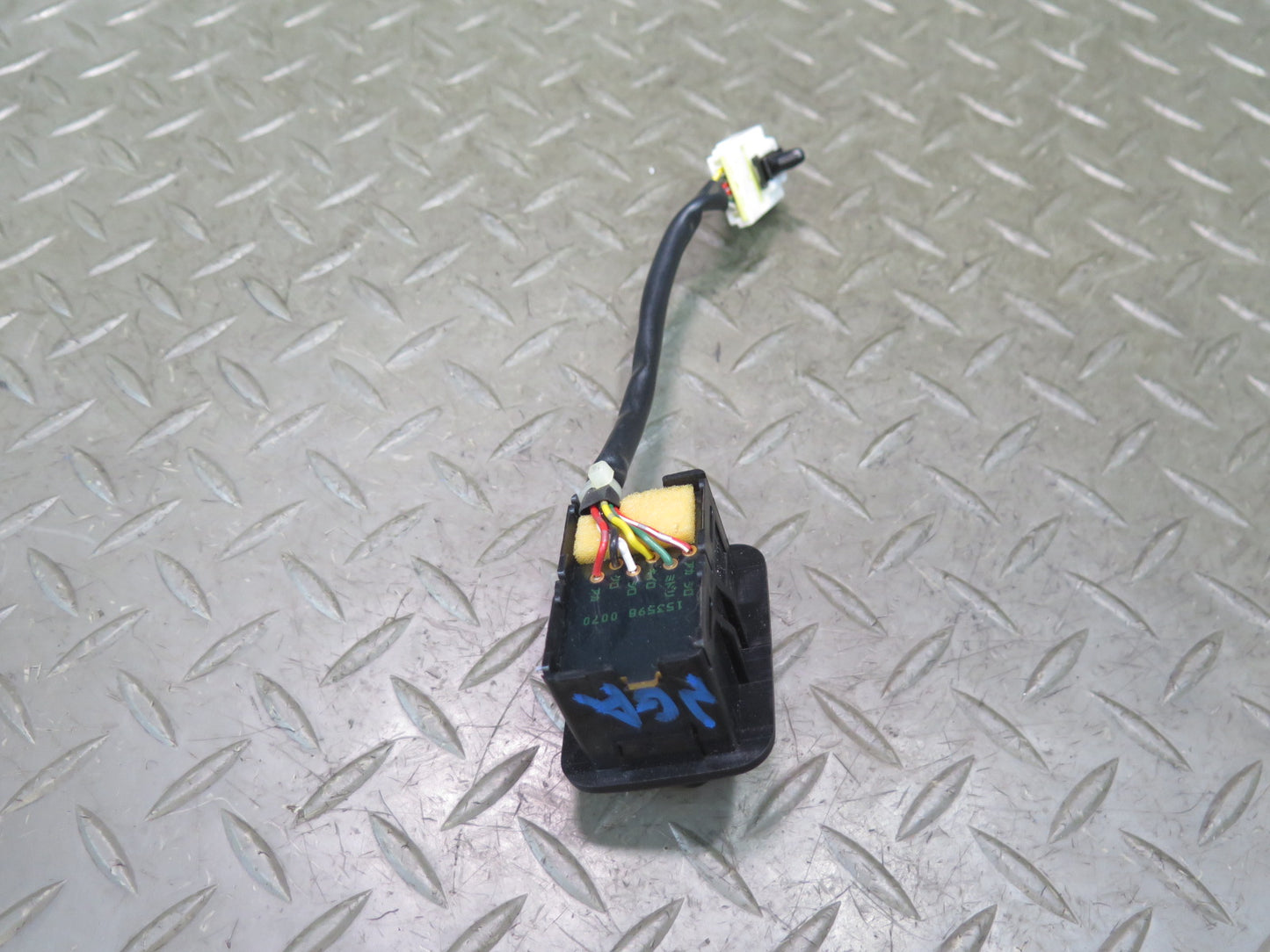 95-97 Nissan Gloria HY33 VIP Side View Mirror Switch w Trim Black OEM