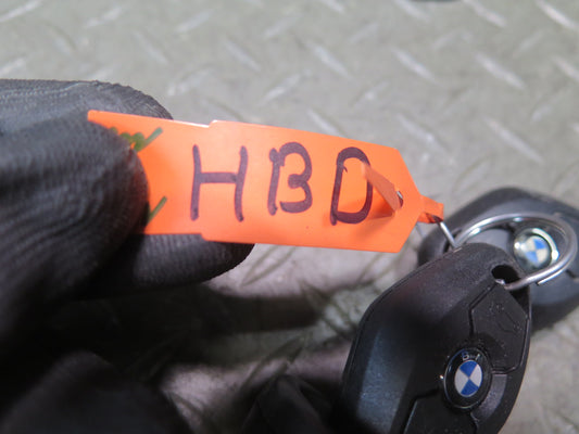 01-03 BMW E46 330ci M54 Engine ECU ECM Immo Ignition Trunk Door Lock KEY Set OEM