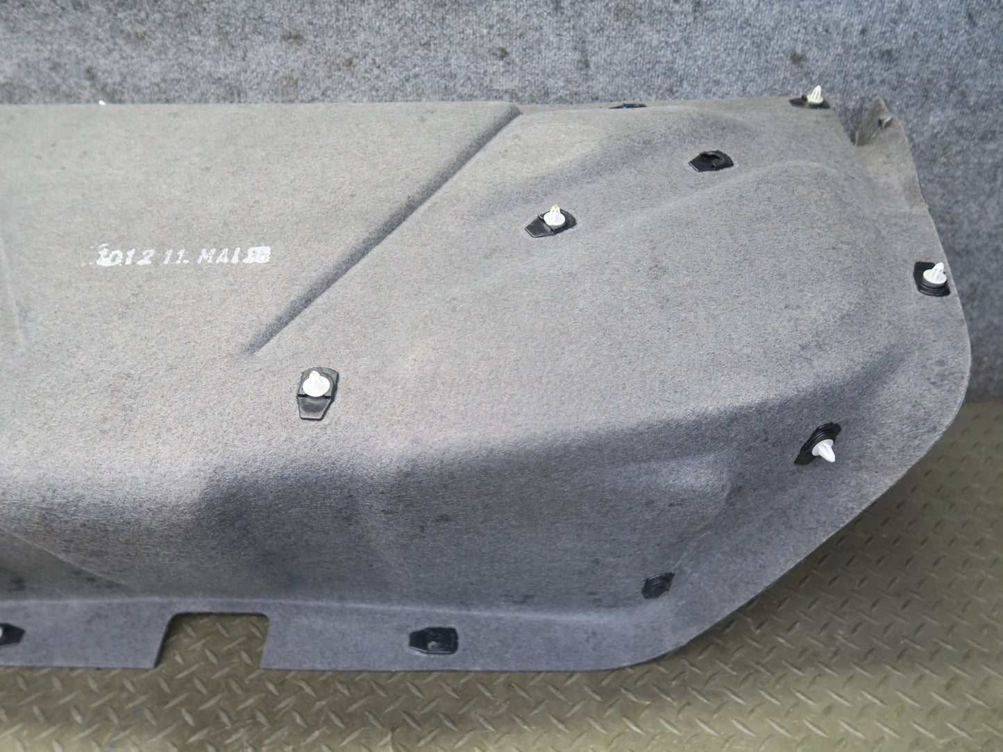 90-93 Mercedes W124 300E Rear Trunk Lid Carpet Cover OEM