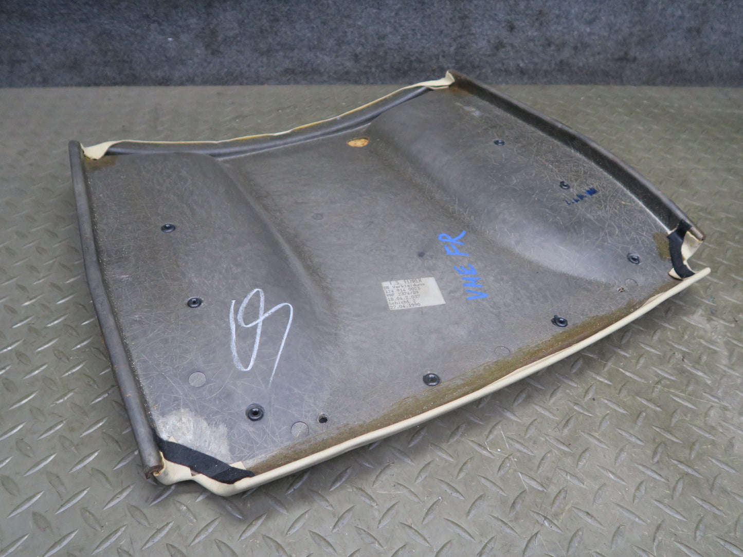 86-93 Mercedes W124 300E Front Left or Right Seat Back Trim Panel 1249140023 OEM