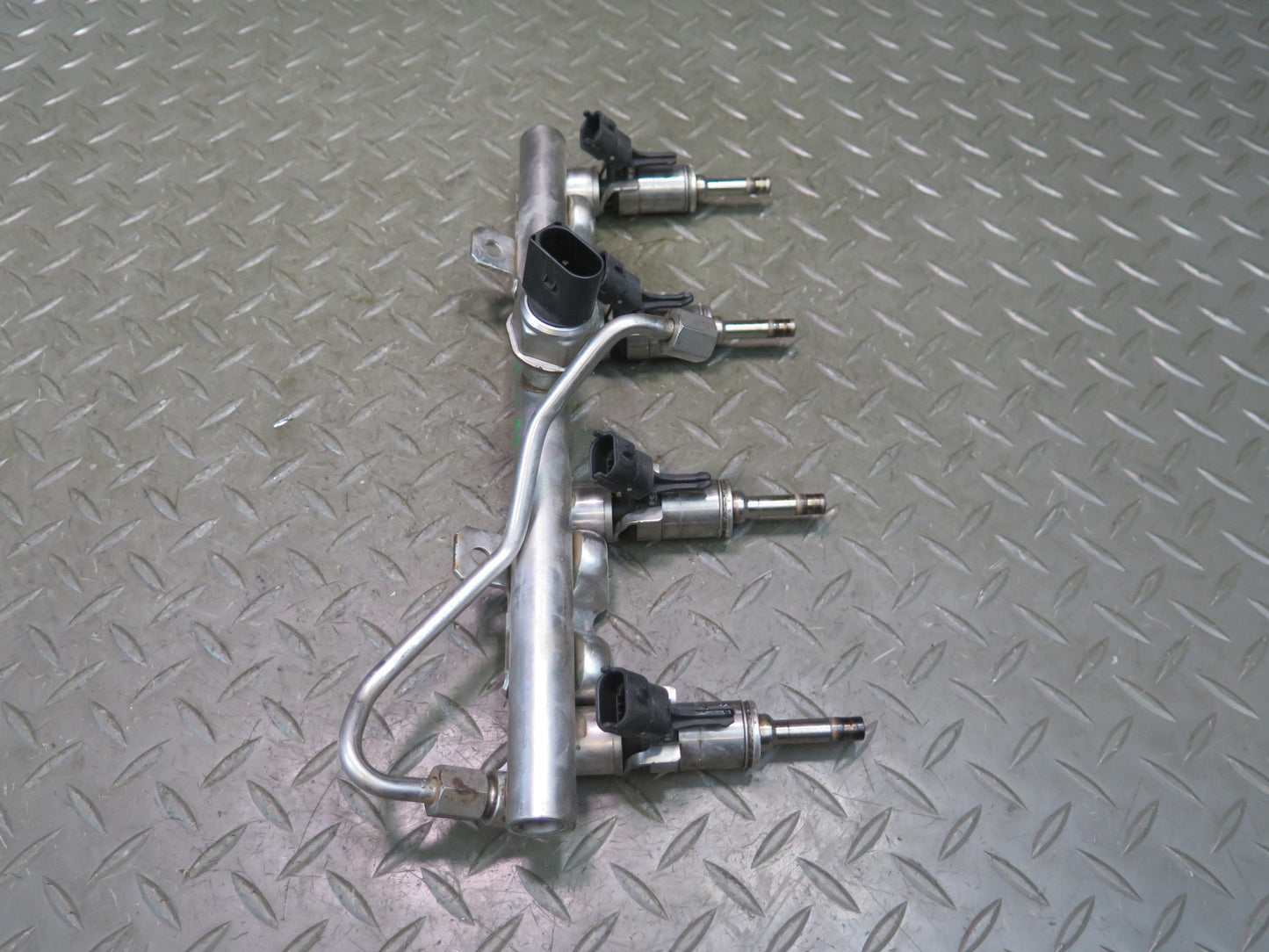 11-12 Mini Cooper S R55 R56 R57 N18 Engine Fuel Rail w Injector Set OEM