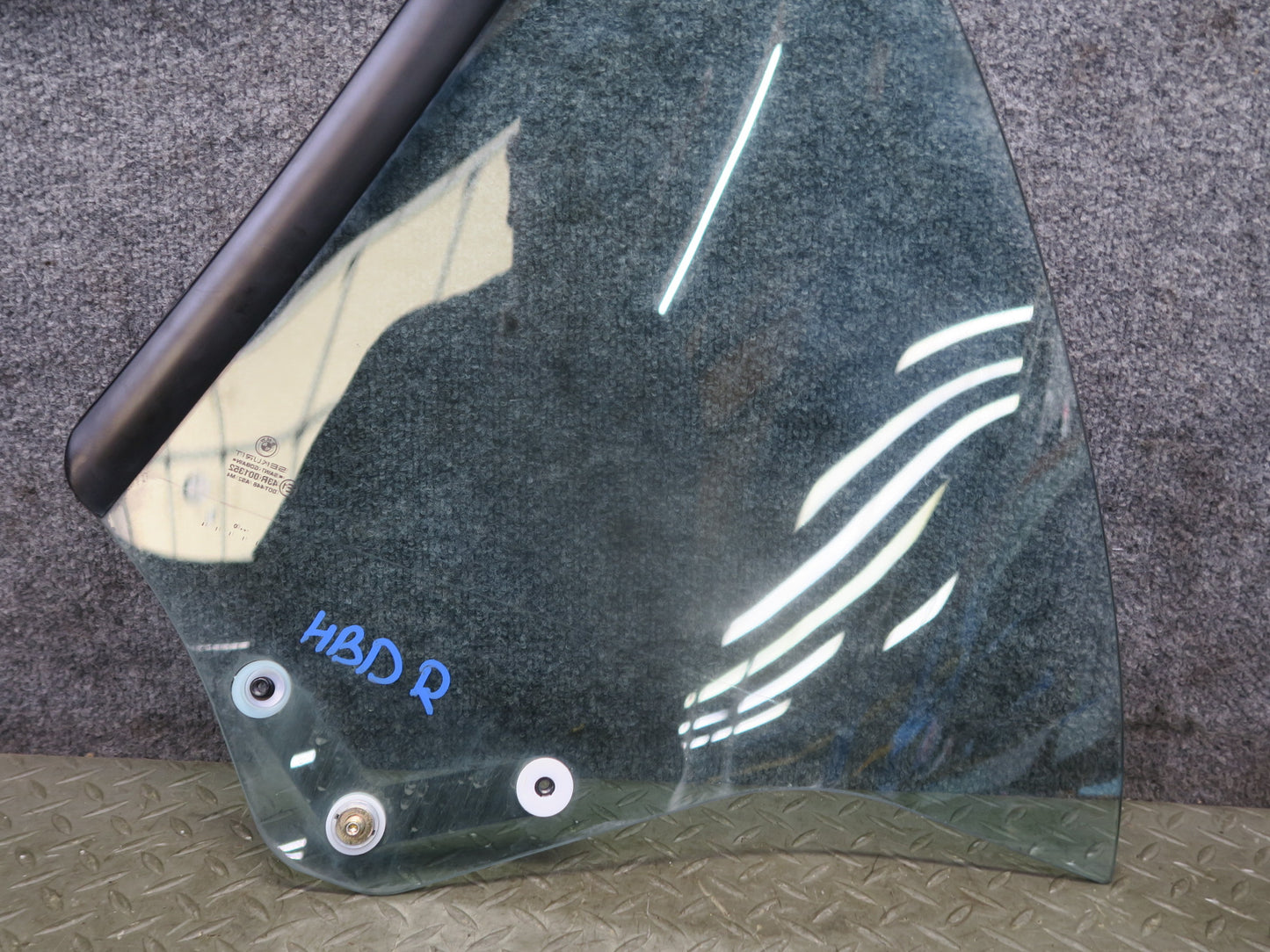 01-06 BMW E46 330ci Convertible Rear Right Pass Side Quarter Glass Window OEM
