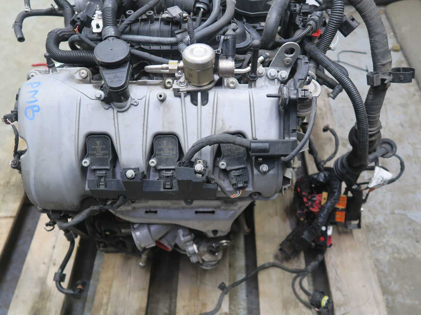 15-16 Porsche Macan Turbo 3.6L Ctla VIN F 5th Engine Motor w Turbos 120k Miles