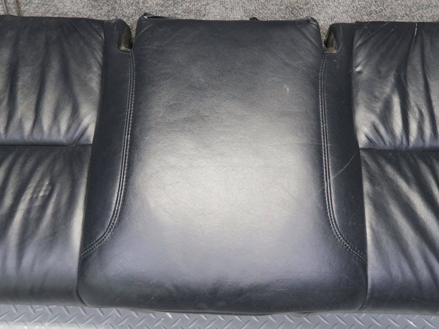 01-02 Lexus GS300 GS430 Rear Leather Seat Upper & Lower Cushion Black Set OEM