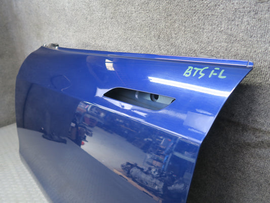 2016-2019 Tesla Model S 75D Front Left Driver Side Door Shell Panel Blue