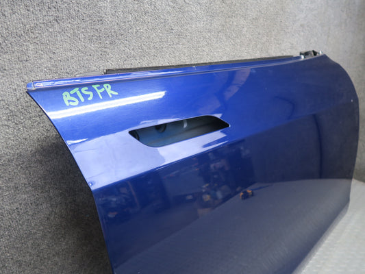 2016-2019 Tesla Model S 75D Front Right Passenger Side Door Shell Panel Blue