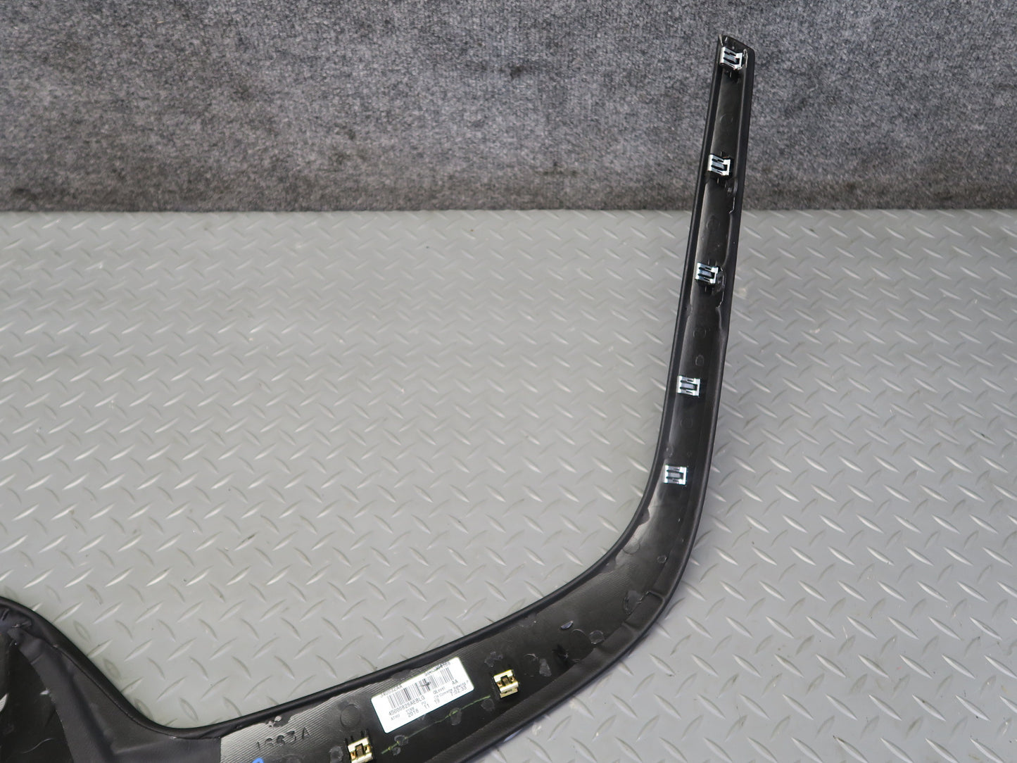 14-19 Chevrolet Corvette C7 Dash Instrument Panel Leather Trim Cover Black OEM