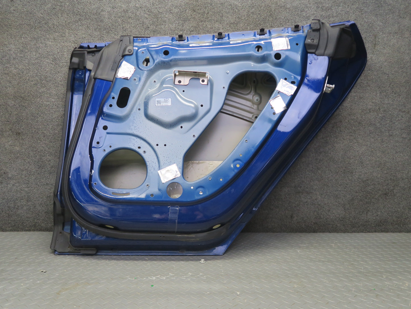2016-2019 Tesla Model S 75D Rear Right Passenger Side Door Shell Panel Blue
