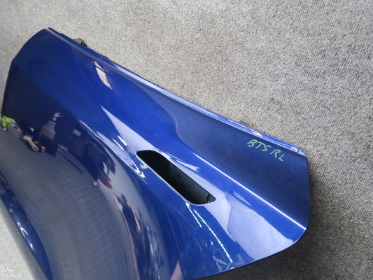 2016-2019 Tesla Model S 75D Rear Left Driver Side Door Shell Panel Blue