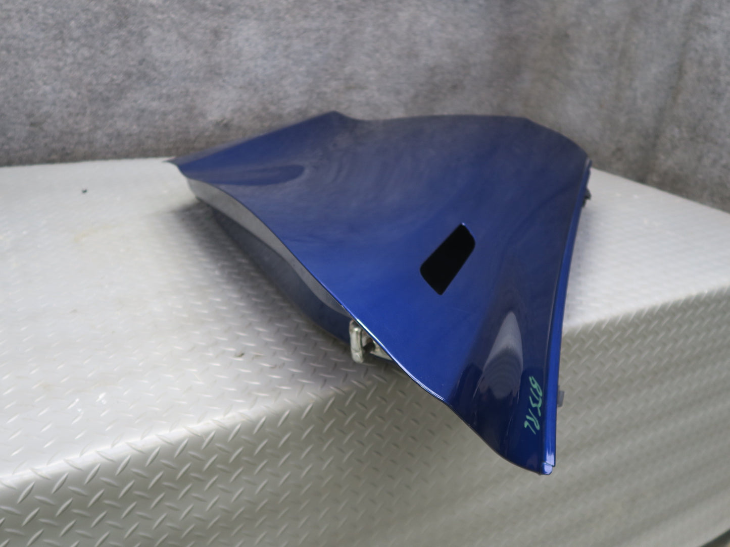 2016-2019 Tesla Model S 75D Rear Left Driver Side Door Shell Panel Blue