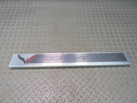 14-19 Chevrolet Corvette C7 Set of 2 Door Scuff Sill Plate Trim Panel OEM