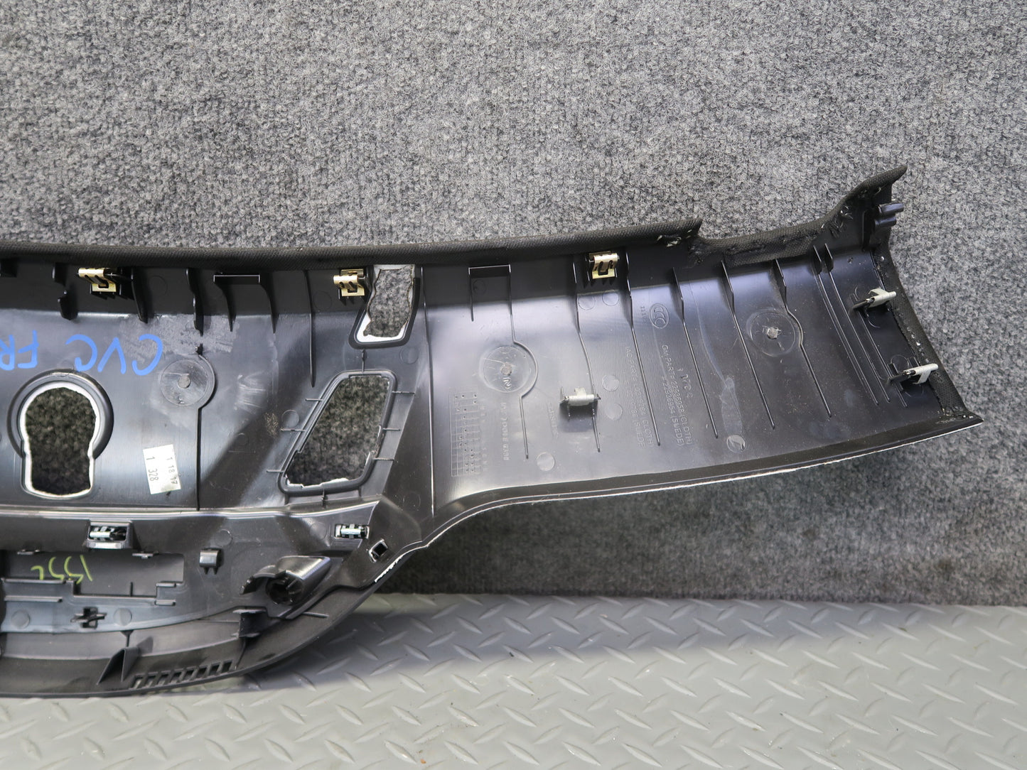 14-19 Chevrolet Corvette C7 Coupe Windshield Upper Headliner Trim Panel OEM