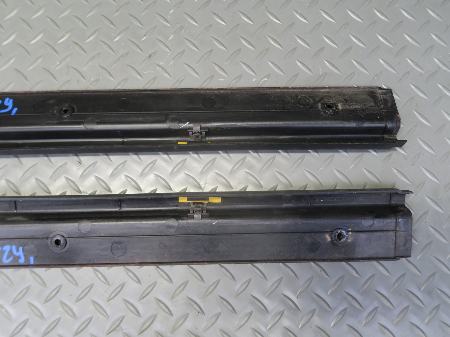 84-87 Nissan Z31 300ZX 2+2 Set of 2 Front Door Scuff Sill Plate Trim Panel OEM