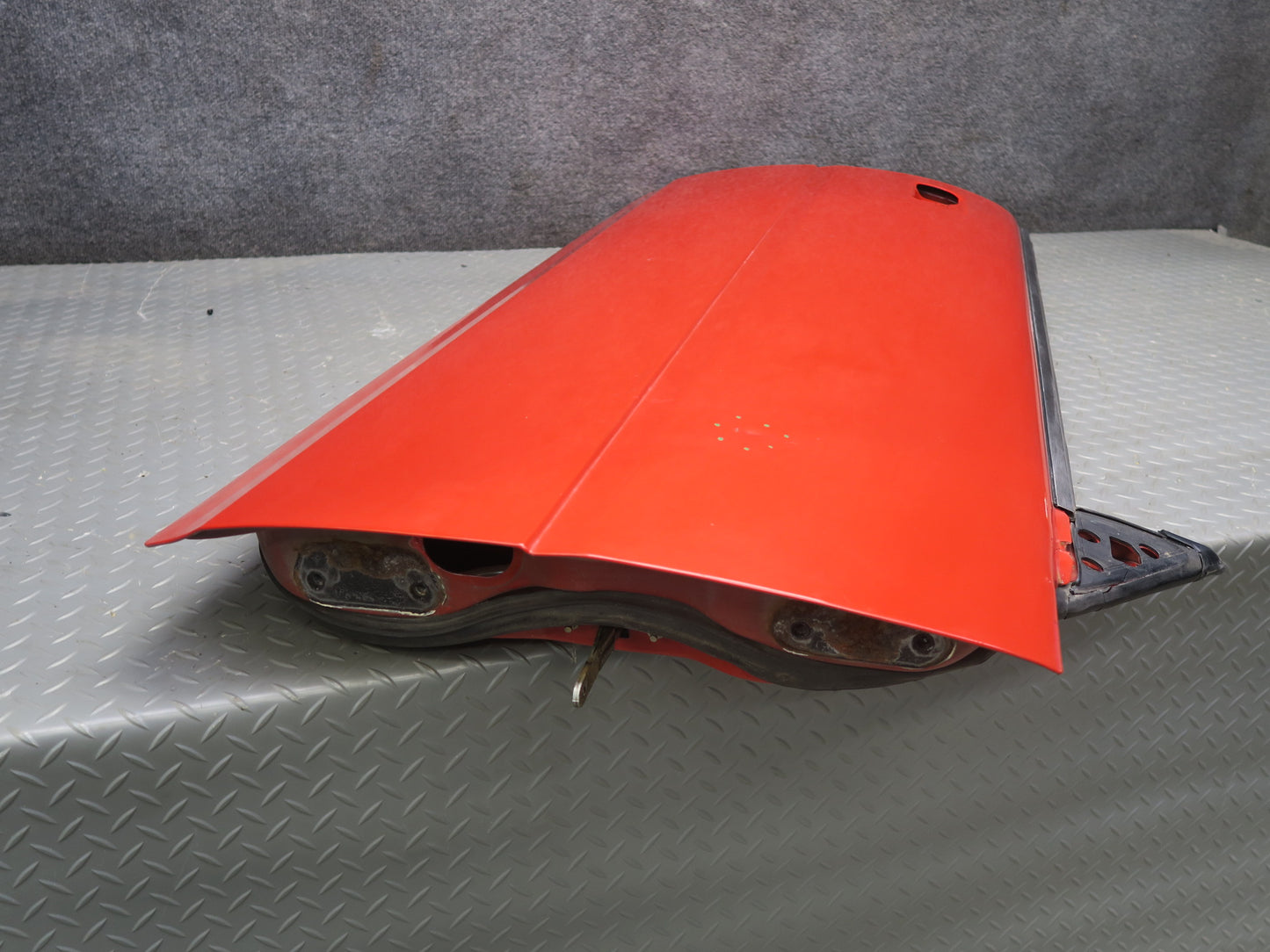 84-89 Nissan Z31 300ZX 2+2 Right Door Shell Panel w Window Guide HOT RED OEM