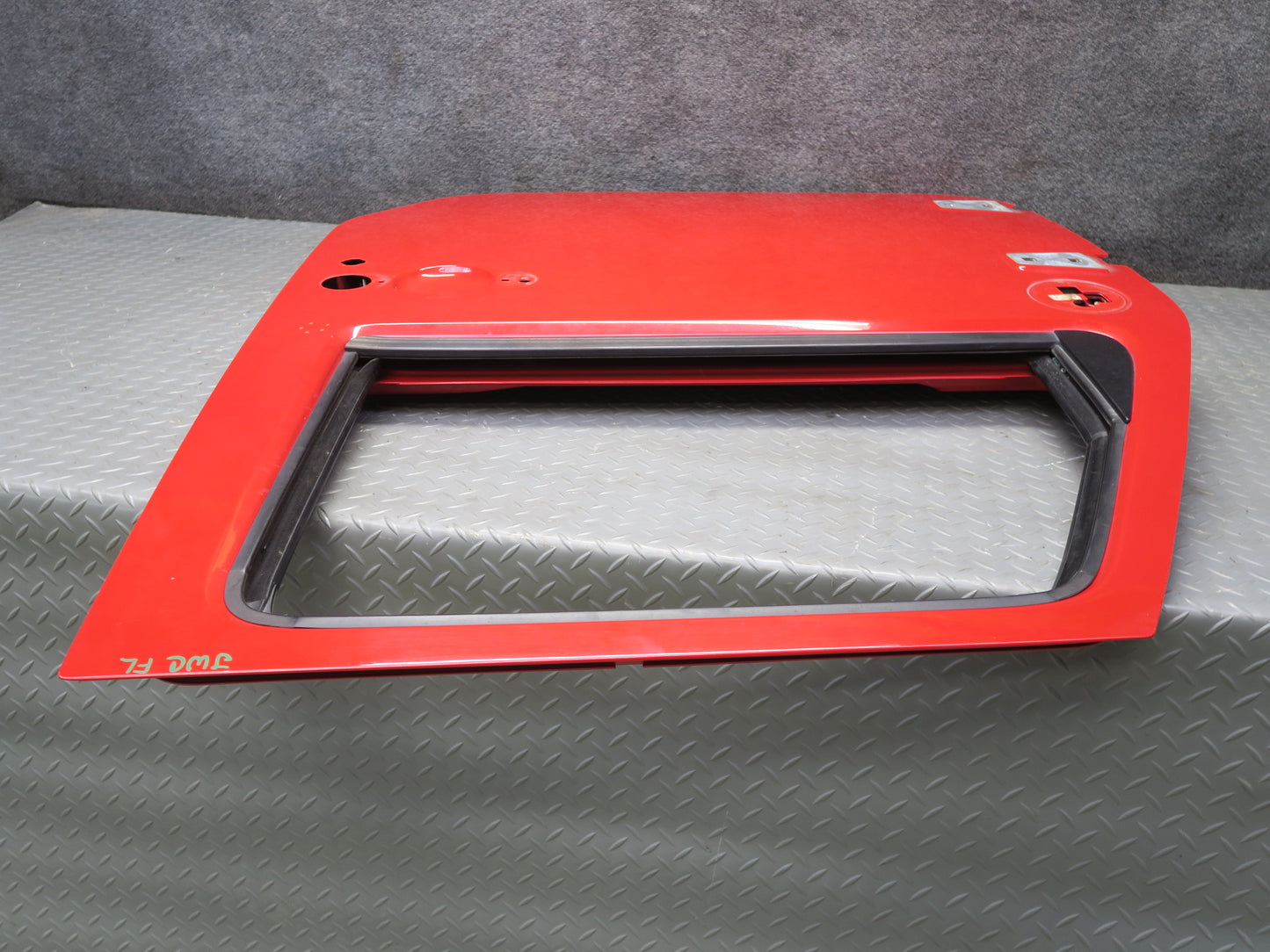 11-18 Jeep Wrangler JK 4-DOOR Front Left Door Shell Panel RED OEM