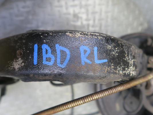 01-06 BMW E46 330ci RWD Rear Left Knuckle Wheel Hub Trailing Arm OEM