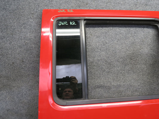 11-18 Jeep Wrangler JK 4-DOOR Rear Right Door Shell Panel RED OEM
