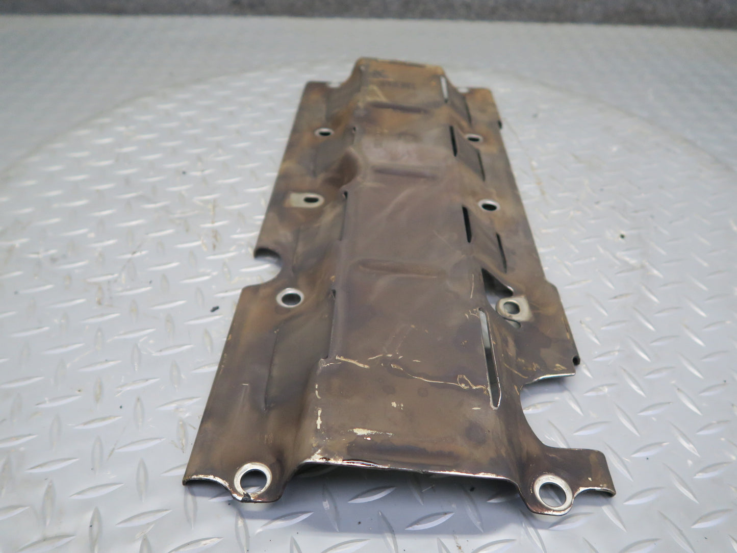 10-14 Cadillac Escalade 6.2L Engine Motor Lower Oil Baffle Pan Set