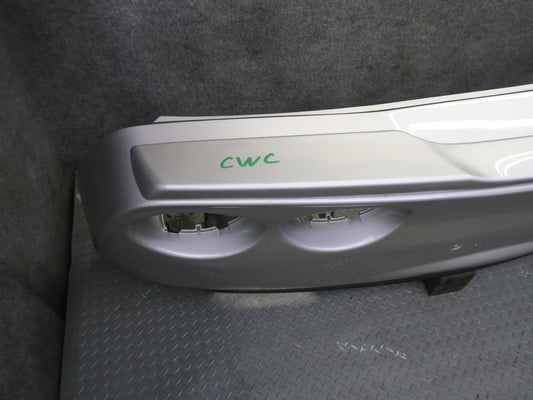 05-13 Chevrolet Corvette C6 Rear Bumper Cover White w Spoiler & Diffuser OEM