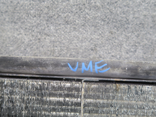 90-93 Mercedes W124 300E A/C Air Condition Condenser w Cooling Fan Shroud OEM