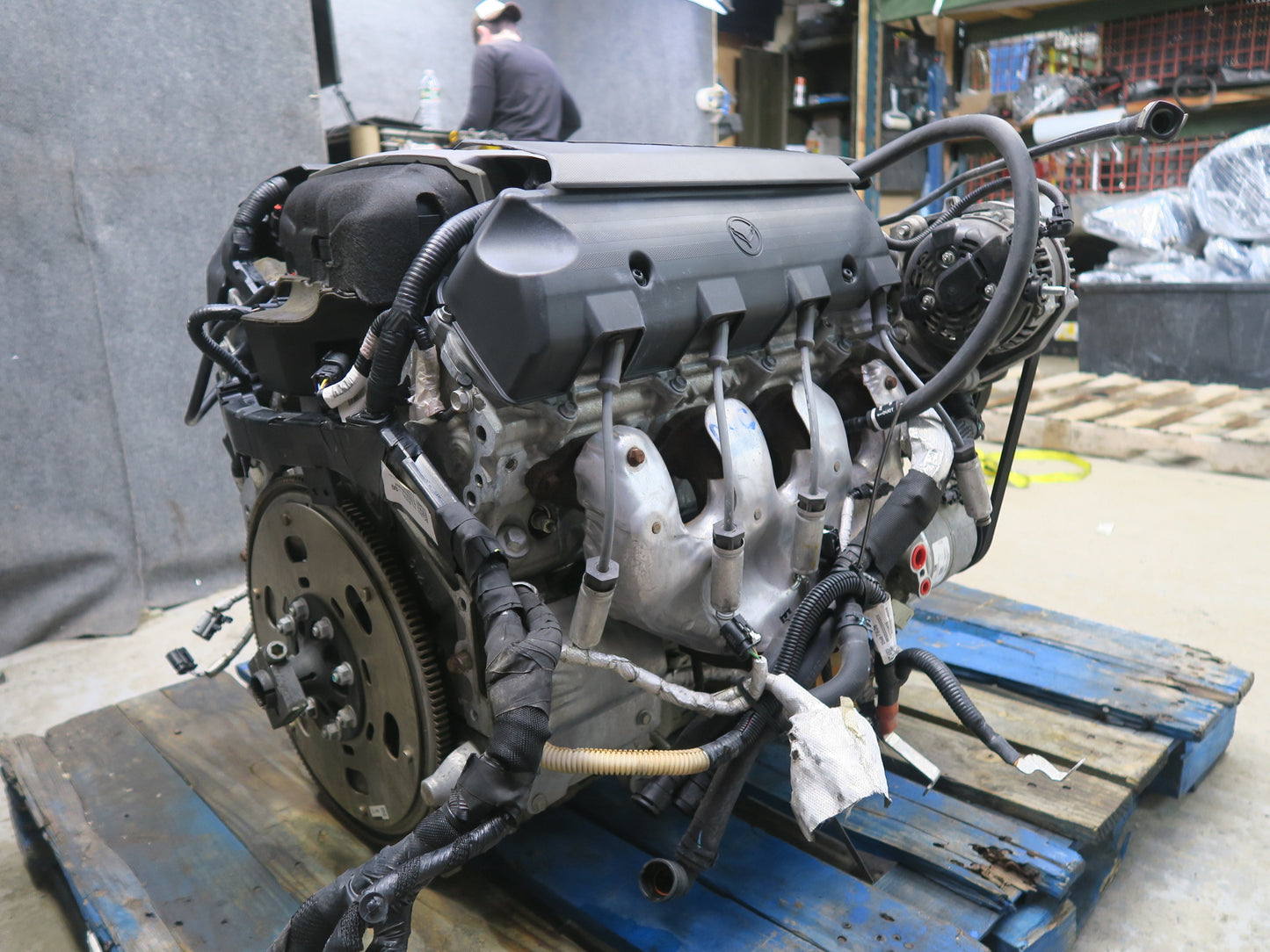 15-19 Chevrolet Corvette C7 6.2L LT1 NA WET Sump Complete Engine Motor 49k Miles
