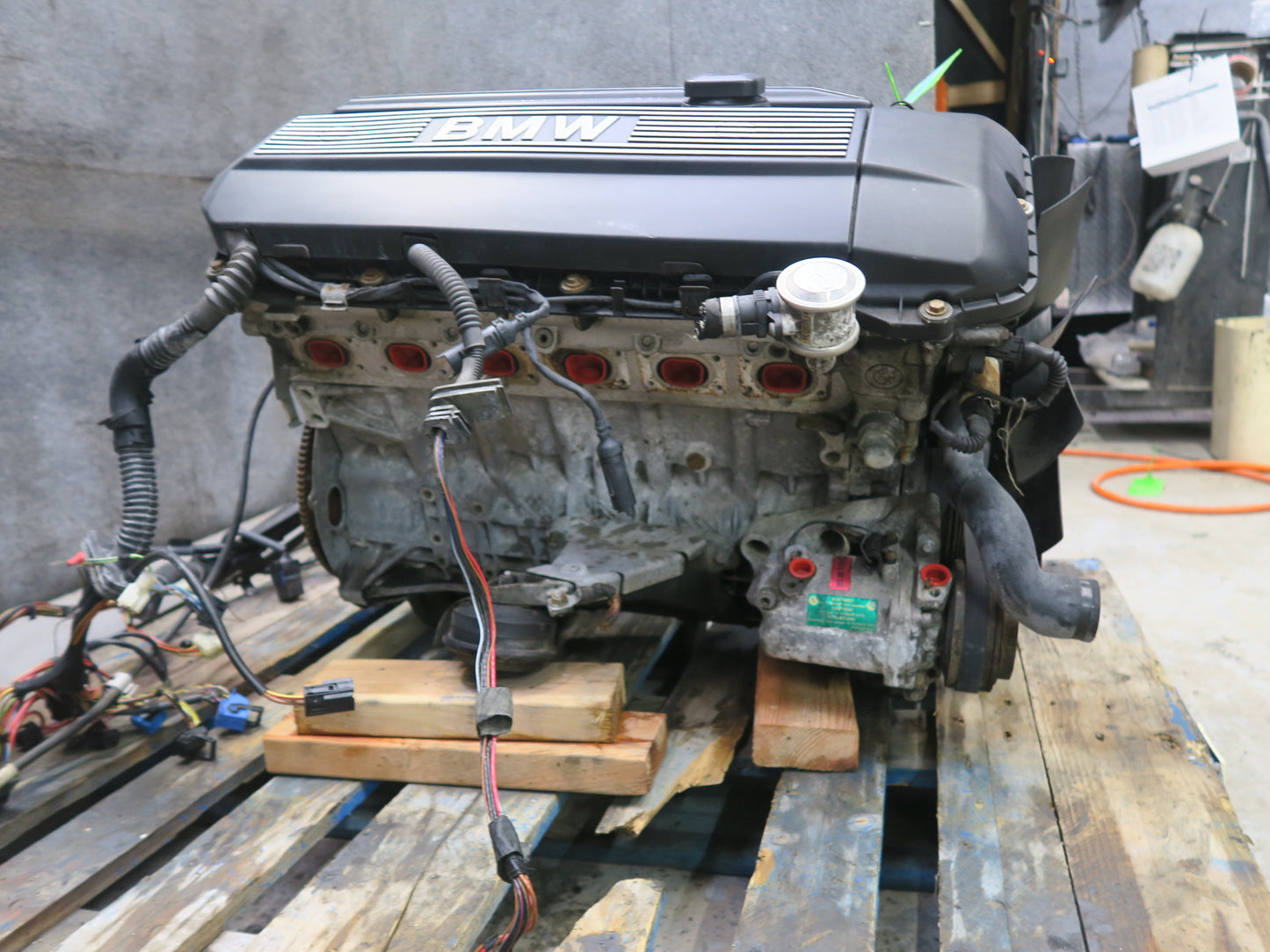 01-02 BMW E36/7 Z3 3.0L M54 M54B30 RWD Complete Engine Motor 162K Miles OEM