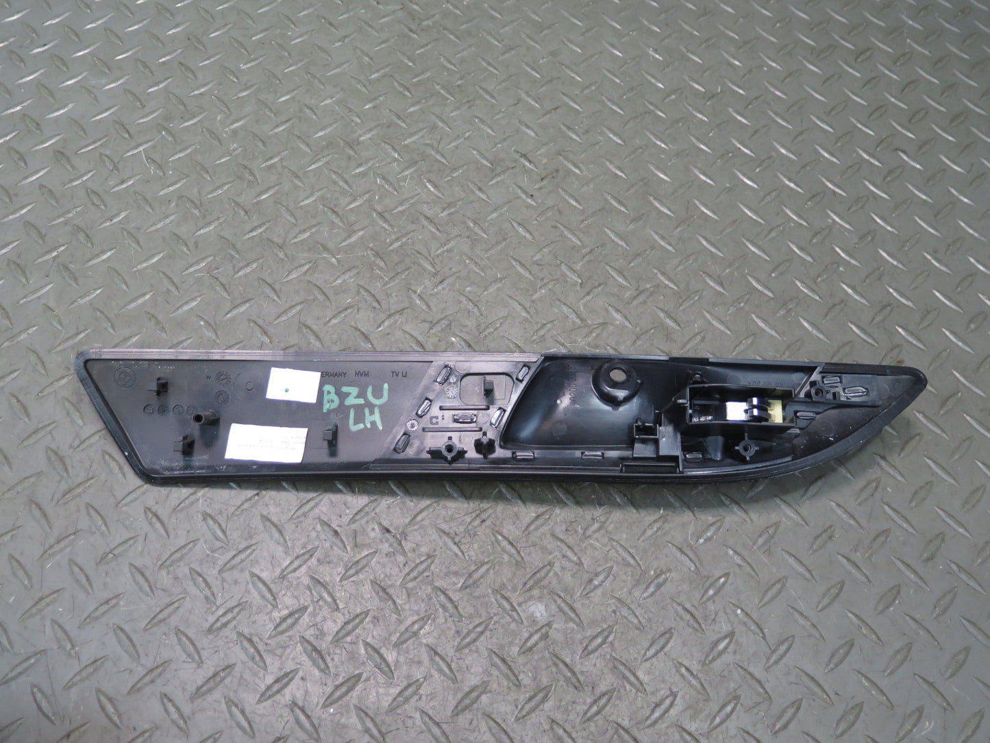 09-16 BMW E89 Z4 Set of 2 Left & Right Interior Door Handle w Wood Trim OEM