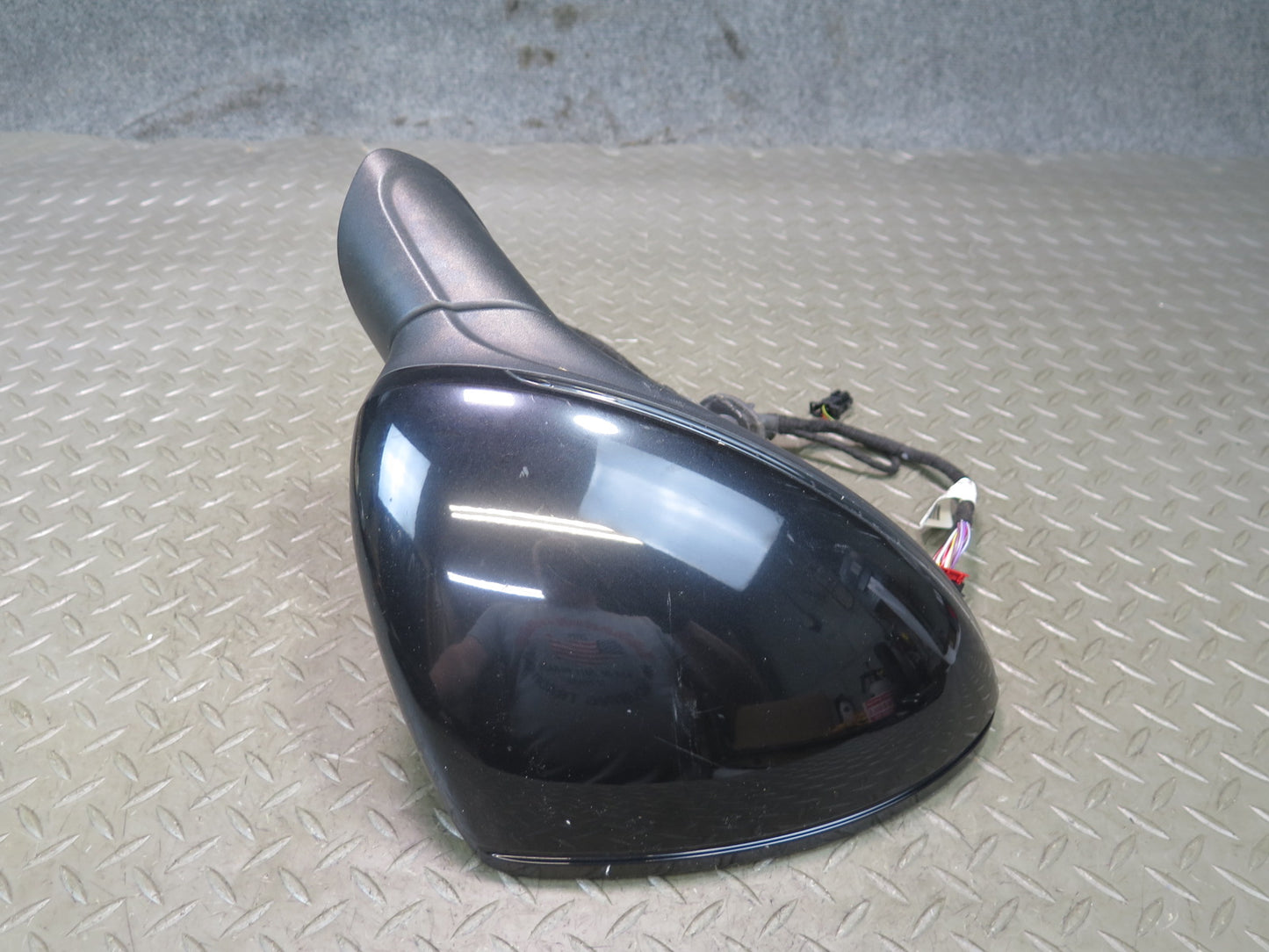 15-18 Porsche Cayenne 958.2 Right Door Auto Dim Side View Mirror w Blind Spot